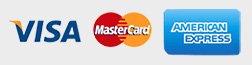 We accept credit cards