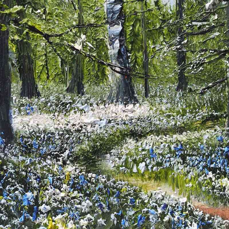 Wild Garlic & Bluebells - Mark Eldred