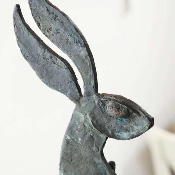 Bronze Large Hare - Seamus Conolly