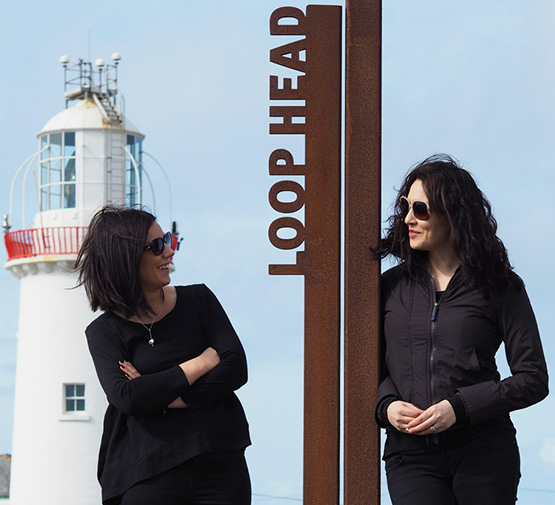 Ailish & Liz at loop Head