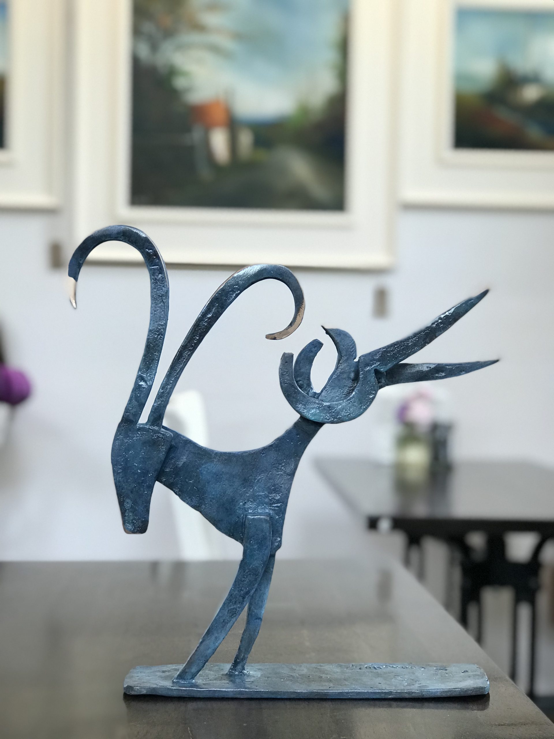 Kicking Goat Seamus Connolly Bronze Kilbaha Gallery