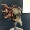 Adil Vezir 'Windswept' in bronze Kilbaha Gallery