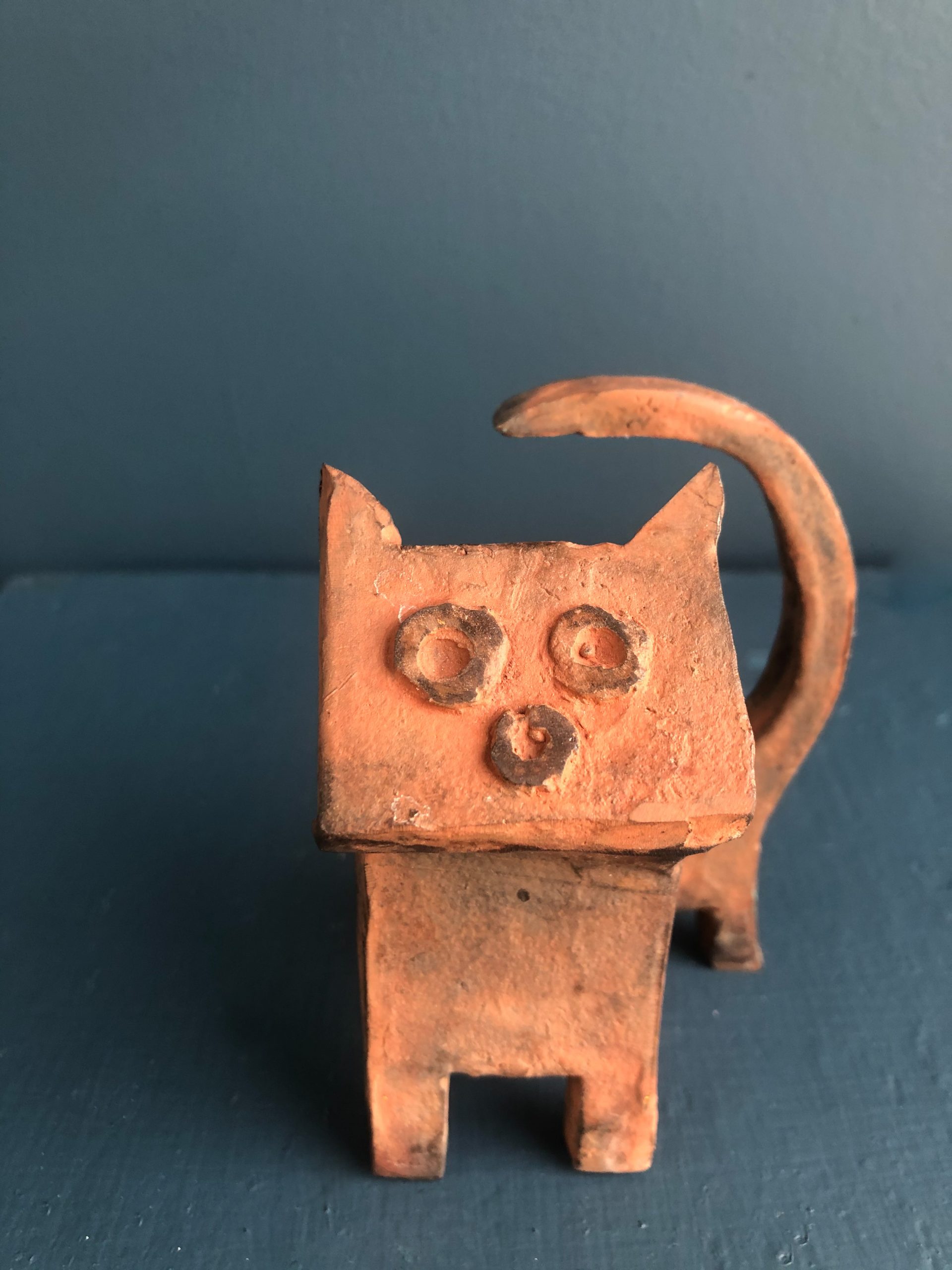 Bronze cat tiny