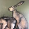 Hares by Heidi Wickham for Kilbaha Gallery