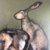 Hares by Heidi Wickham for Kilbaha Gallery