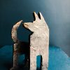 Bronze Dog by Seamus Connolly for Kilbaha Gallery
