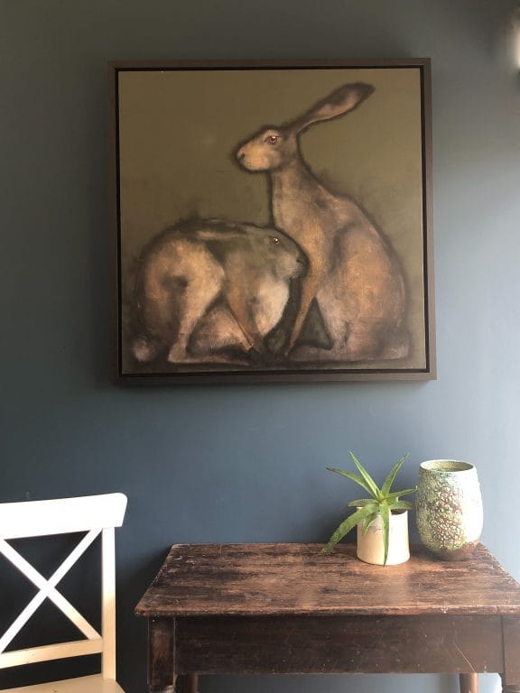 Hares by Heidi Wickham