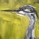 Heron by Kaye Maahs for Kilbaha Gallery