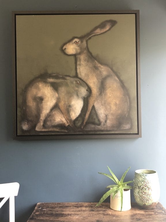 Hares by Heidi Wickham