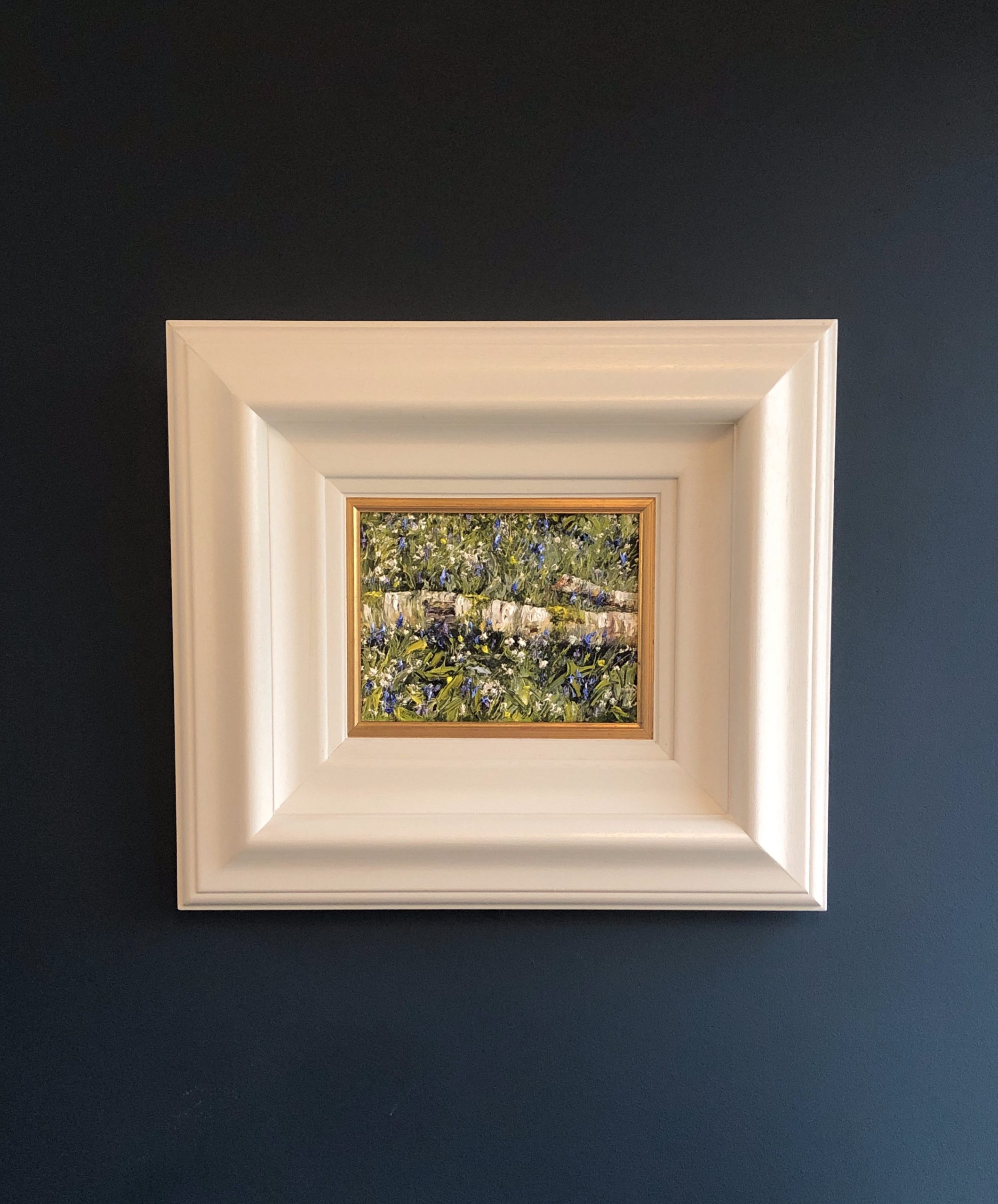 Fallen Birch, Wild Garlic and Bluebells II by Mark Eldred for Kilbaha Gallery