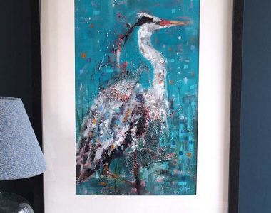 Heron by Danny Smith for Kilbaha Gallery Buy Irish Art Online