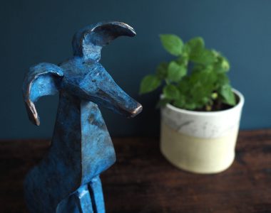 Bronze Whippet by Seamus Connolly for Kilbaha Gallery Buy Irish Art Online