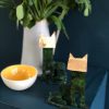 Bronze Cat Green by Seamus Connolly for Kilbaha Gallery Buy Irish Art Online