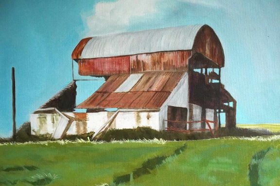 Moyarta barn by Ruth Wood for Kilbaha Gallery