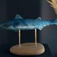 Des Leddin Bronze Mackerel on stone Buy Irish Art Kilbaha Gallery