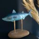 Des Leddin Bronze Mackerel on stone Buy Irish Art Kilbaha Gallery