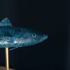 Des Leddin Bronze Mackerel on stone Buy Irish Art Kilbaha Gallery