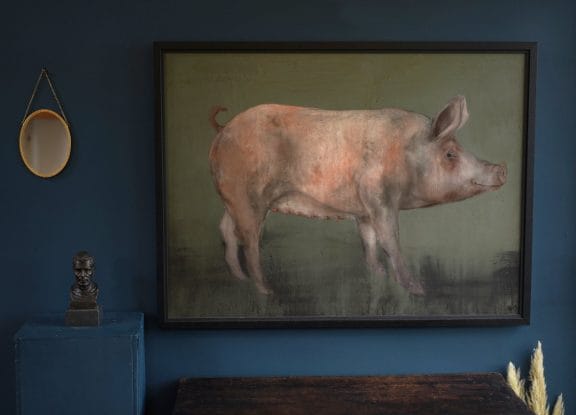 Pig by Heidi Wickham for Kilbaha Gallery Buy Irish Art Online