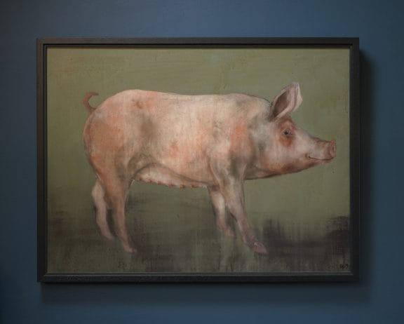 Pig by Heidi Wickham for Kilbaha Gallery Buy Irish Art Online