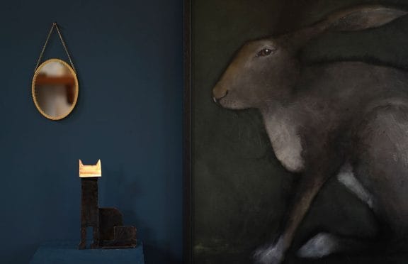 hare on green Heidi Wicham for Kilbaha Gallery Buy Irish Art Online