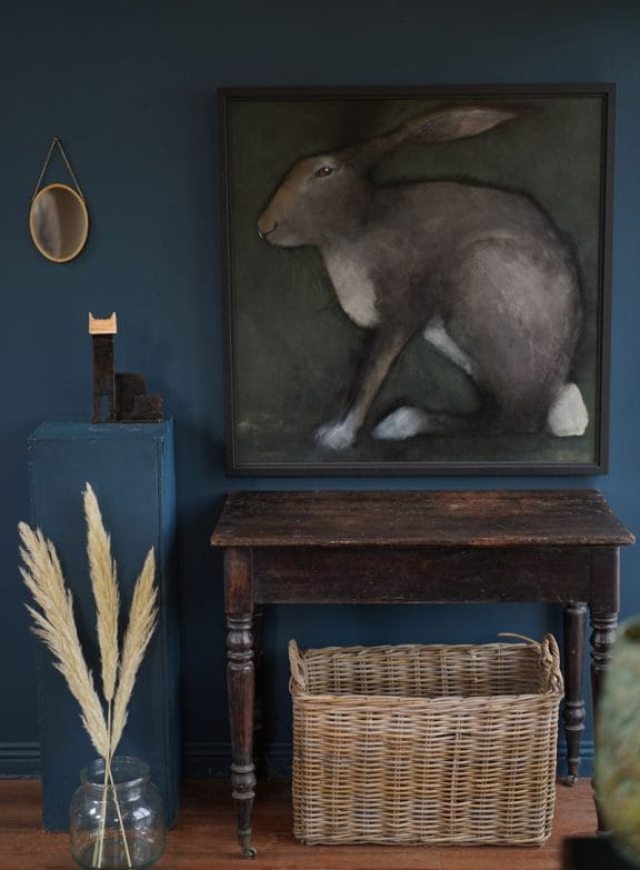 hare on green Heidi Wicham for Kilbaha Gallery Buy Irish Art Online