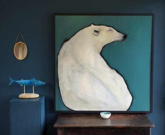Polar Bear by Heidi Wickham for Kilbaha Gallery Buy Irish Art Online