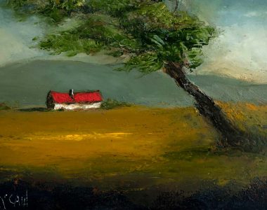 hidden cottage by Padraig McCaul for Kilbaha Gallery Buy Irish Art Online