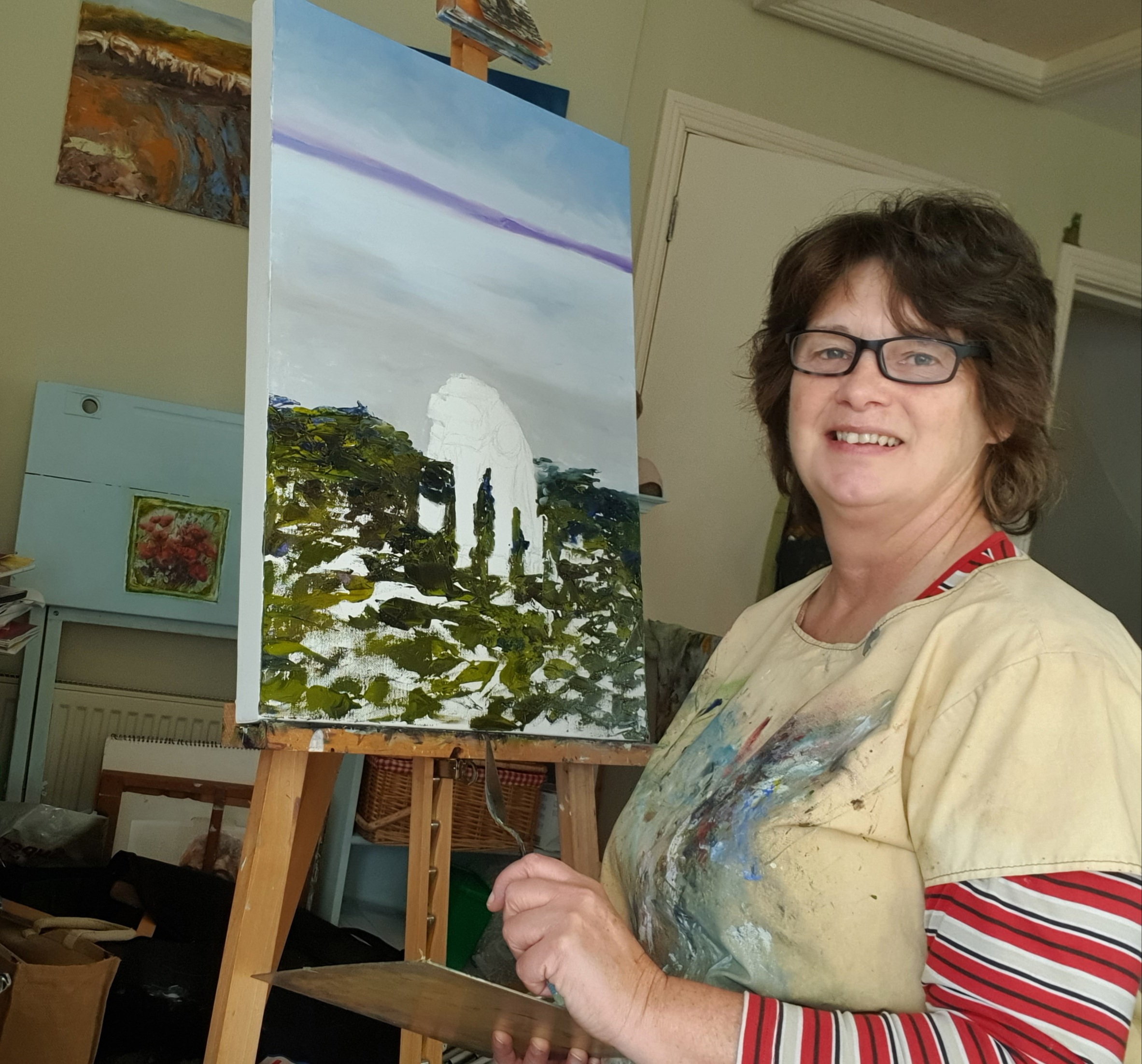 Pauline Dunleavy in her studio in West Clare