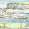 The Pollock Holes Kilkee Ruth Wood Pen & Ink 2020