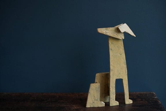 Bronze Dog by Seamus Connolly for Kilbaha Gallery Buy Irish Art Online