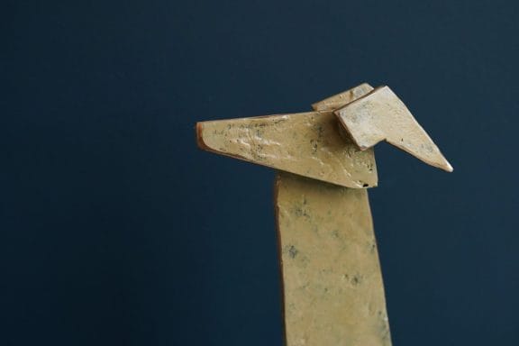 Bronze Dog by Seamus Connolly for Kilbaha Gallery Buy Irish Art Online
