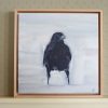 Snow Crow 1 2021 - by kaye Maahs for Kilbaha Gallery Buy irish Art Online