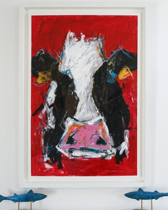 Cow by Danny Vincent Smith for Kilbaha Gallery Buy Irish Art Online