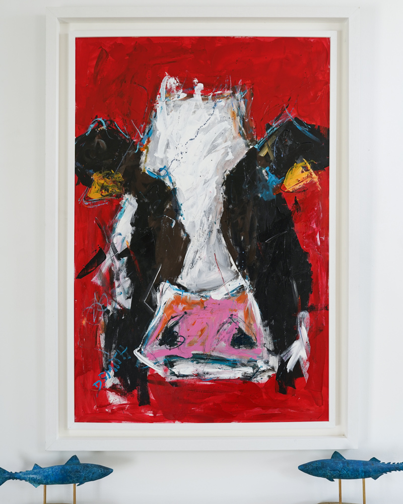 Cow by Danny Vincent Smith for Kilbaha Gallery Buy Irish Art Online