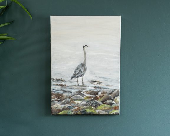 Heron by D for Kilbaha Gallery