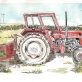 Ballard Tractor, Baltard Co. Clare, 29.7 x 42.0 cm.