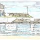 Sykes Corner, Kilkee, Co. Clare. 29.7 x 42.0 cm.