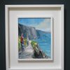 Cliff Walk Kilkee Painting by David Coyne Kilbaha Gallery Irish Art West of Ireland WAW