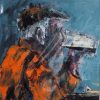 Pint Drinker by Danny Vincent Smith PRINT, irish gift, art, prints, kilbaha gallery