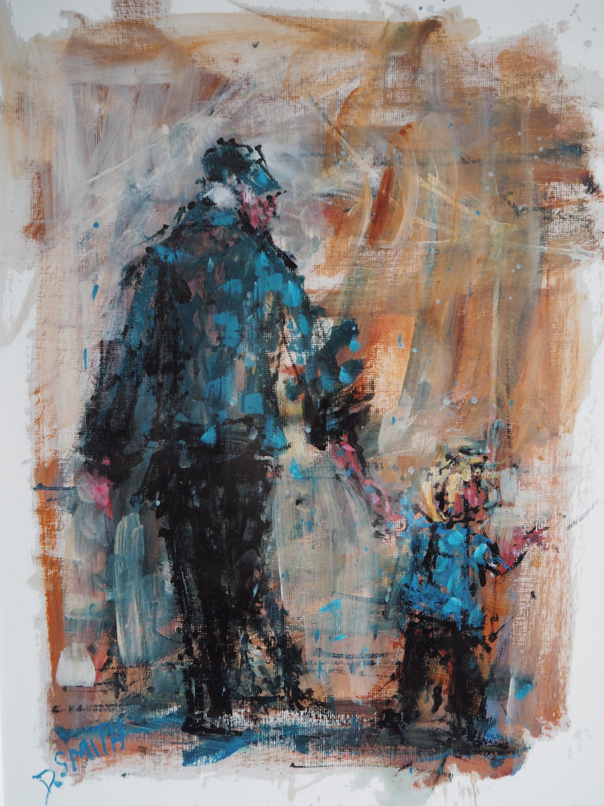 Grandad by Danny Vincent Smith PRINT, irish gift, art, prints, kilbaha gallery