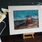 fishing boat by Danny Vincent Smith PRINT, irish gift, art, prints, kilbaha gallery