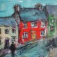 Irish Village by Danny Vincent Smith PRINT, irish gift, art, prints, kilbaha gallery