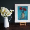 Red Poppies by Danny Vincent Smith PRINT, irish gift, art, prints, kilbaha gallery