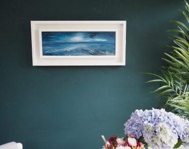 Fiona Quinn Blue of the Night V WAW Seascape Painting IRish Art