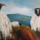 Padraig McCaul Painting Sheep West of Ireland WAW