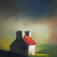 A Quiet Home Padraig McCaul oil painting Kilbaha Gallery Irish Art Cottage