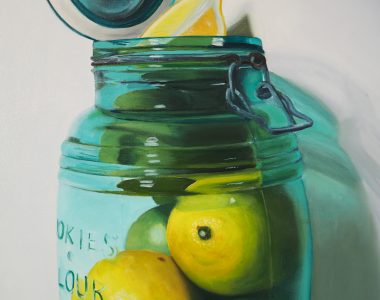 Diana Marshall Fine Art Oil Painting Lemons Jar Irish Gift