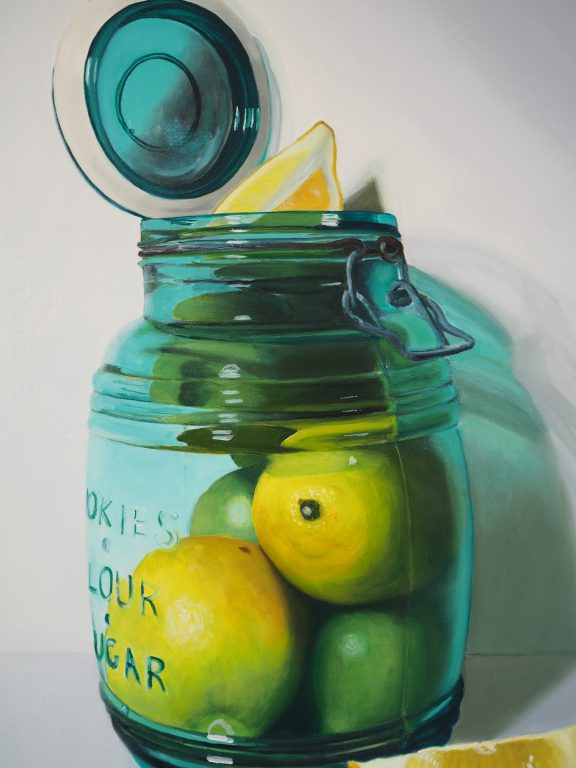 Diana Marshall Fine Art Oil Painting Lemons Jar Irish Gift