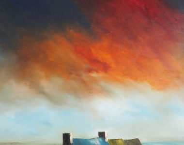 a gentle life cottage by Padraig McCaul Irish art Kilbaha Gallery