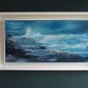 Fiona ni Chuinn seascape painting for Kilbaha Gallery Ireland WAW Irish art